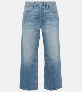 Loose mid-rise cropped straight jeans | Re/Done