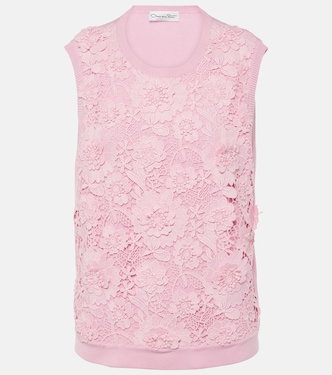 Top con encaje floral | Oscar de la Renta