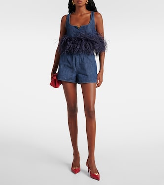 Short VGold en jean  | Valentino