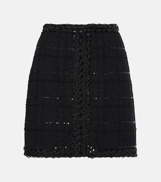Mini-jupe en laine mélangée | Giambattista Valli
