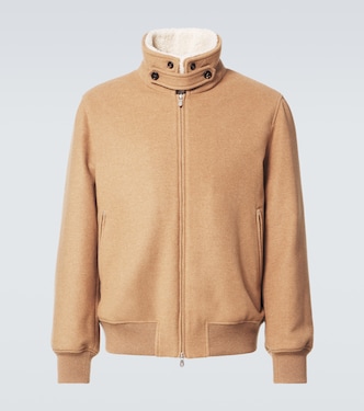 Blouson aus Kaschmir mit Shearling | Brunello Cucinelli