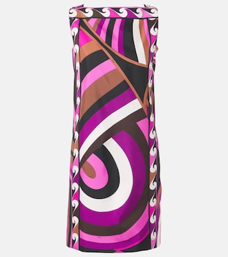 Abito corto Iride in twill di seta | Pucci