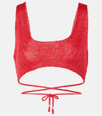 Cropped-Top Alma aus Strick | Bananhot