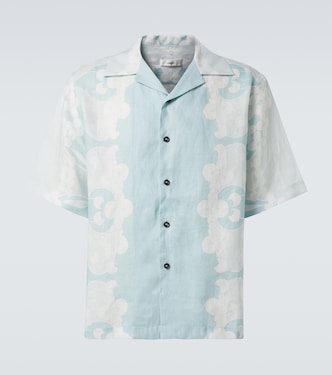 Hemd Paradise Floral aus Leinen | Commas