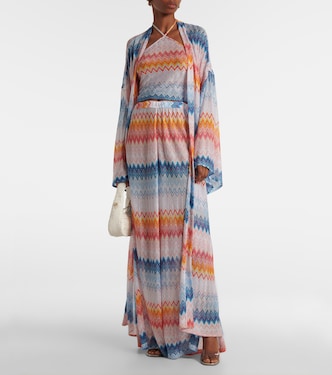 Pareo de lamé en zigzag | Missoni