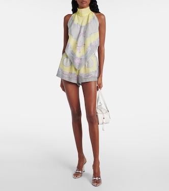 Shorts Medusa Cameo in cotone e seta | Versace
