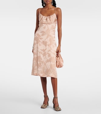 Abito lungo Dirios in jacquard floreale | Dries Van Noten
