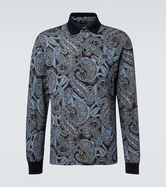 Paisley cotton polo sweater | Etro