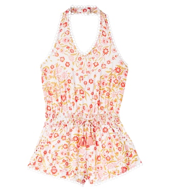 Beth floral playsuit | Poupette St Barth Kids