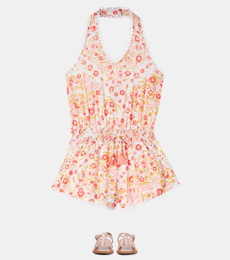 Beth floral playsuit | Poupette St Barth Kids