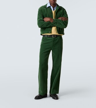 Cotton corduroy wide-leg pants | Auralee