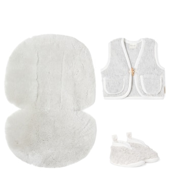 Baby - Set di stivaletti, fodera per passeggino e gilet | Binibamba