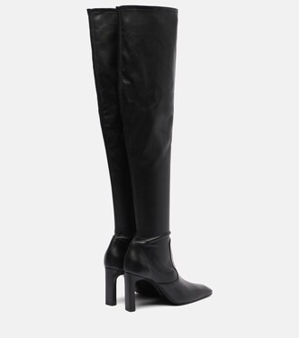 Leather over-the-knee boots | Toteme