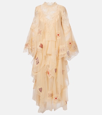 Robe Hypnotic Cascading aus Seidenorganza | Zimmermann