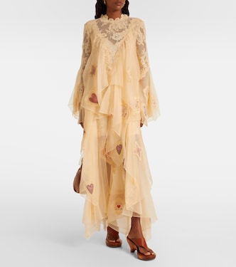 Hypnotic Cascading silk organza gown | Zimmermann