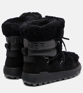 Bottines après-ski Chamonix en daim et shearling | Bogner