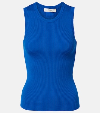 Tank top acanalado de lana | Chloé