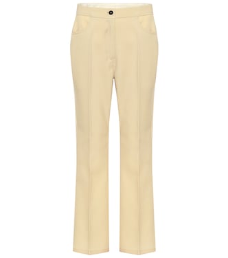 Pantaloni a vita alta in lana | Jil Sander