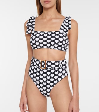 Top bikini Audrey con stampa | Alexandra Miro