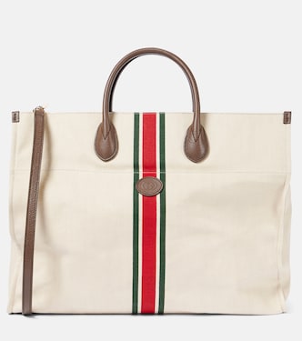 Shopper Large in lino | Gucci