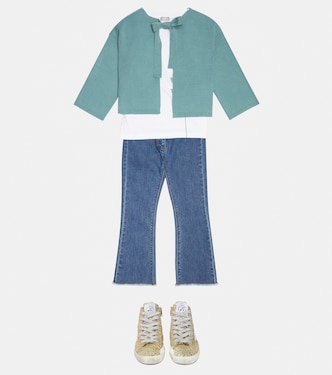 Cropped-Cardigan aus Baumwolle | Il Gufo