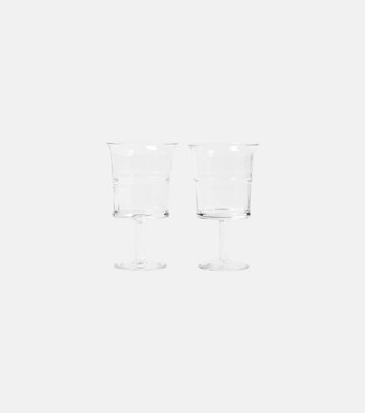 Jour set of 2 red wine glasses | Nude