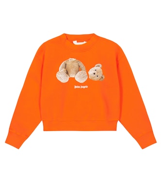 Printed cotton sweatshirt | Palm Angels Kids