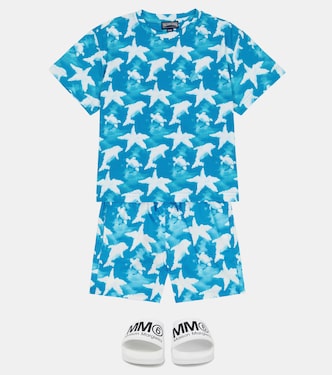 T-shirt Teddy imprimé en coton | Vilebrequin Kids