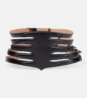 Cintura sottile multipla in pelle | Alaïa