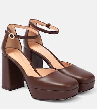 Vian platform leather pumps | Gianvito Rossi