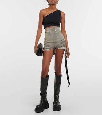DRKSHDW - Shorts di jeans a vita alta | Rick Owens