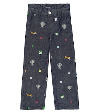 Jeans Jungle Game con ricamo | Kenzo Kids
