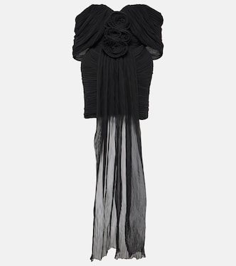 Verziertes Minikleid aus Seide | Magda Butrym