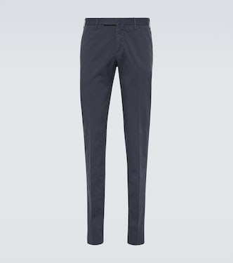 Pantalones slim de mezcla de algodón | Incotex