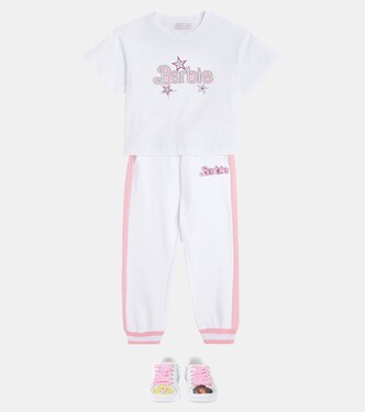 x Barbie® pantalones deportivos de algodón | Monnalisa