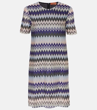 Minikleid aus Häkelstrick | Missoni