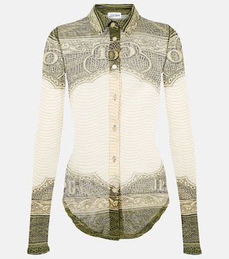 Chemise imprimée en résille | Jean Paul Gaultier