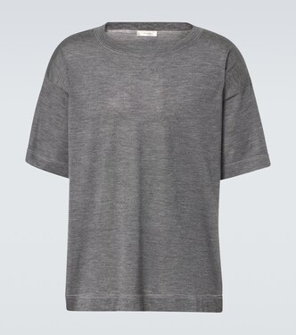 T-Shirt Nico aus Kaschmir und Seide | The Row