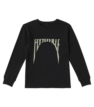 Bedrucktes T-Shirt aus Baumwoll-Jersey | Rick Owens Kids