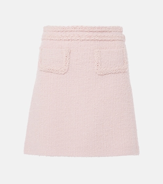 Minifalda de mezcla de lana de tiro alto | Giambattista Valli