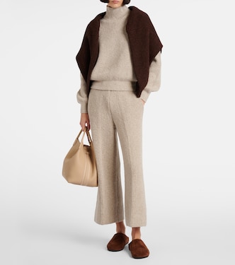 Valduggia ribbed-knit cashmere culottes | Loro Piana