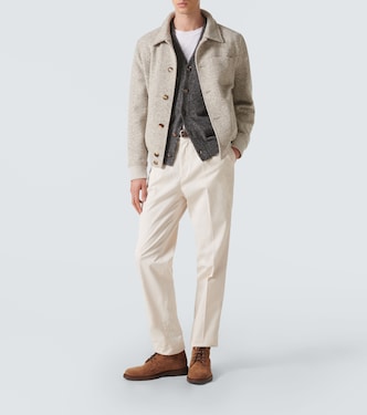 Alpaca and cotton-blend cardigan | Brunello Cucinelli