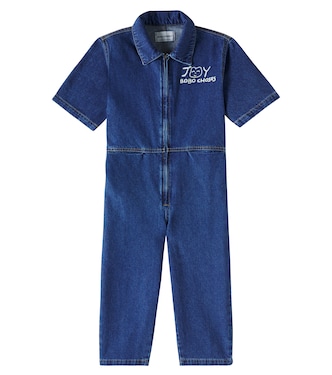 Latzhose Smiling aus Denim | Bobo Choses