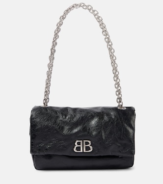 Monaco Medium leather shoulder bag | Balenciaga