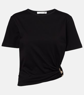 Orbit cotton jersey crop top | Christopher Esber