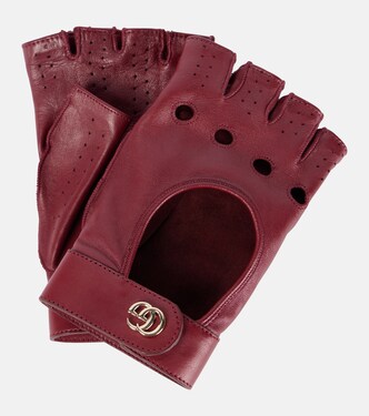 Guanti Double G in pelle | Gucci