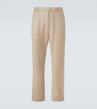 Wool straight pants | Brioni
