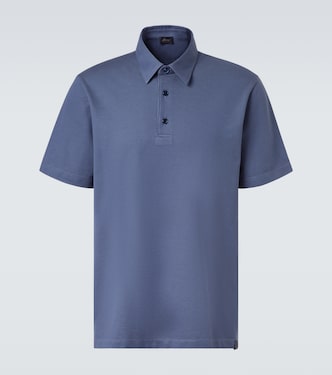 Cotton piqué polo shirt | Brioni