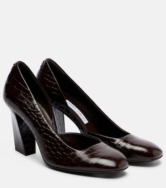 Farren 85 croc-effect leather pumps | Jimmy Choo