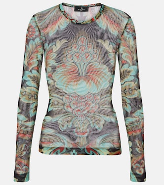 Printed jersey top | Etro